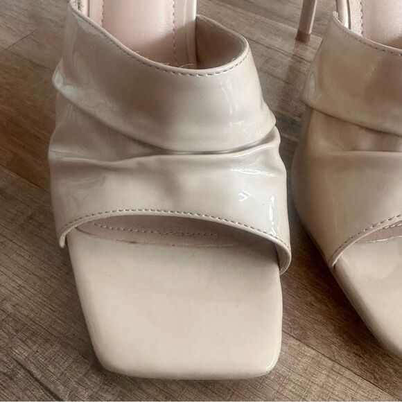 Fashion Nova Amala Patent Cinched Toe Slip On Heels Size 8.5 - Picture 14 of 16